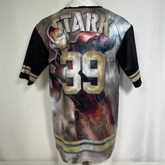 Stark #39 Iron Man BlackMilk x Marvel Black Touchdown Jersey Men’s LARGE
