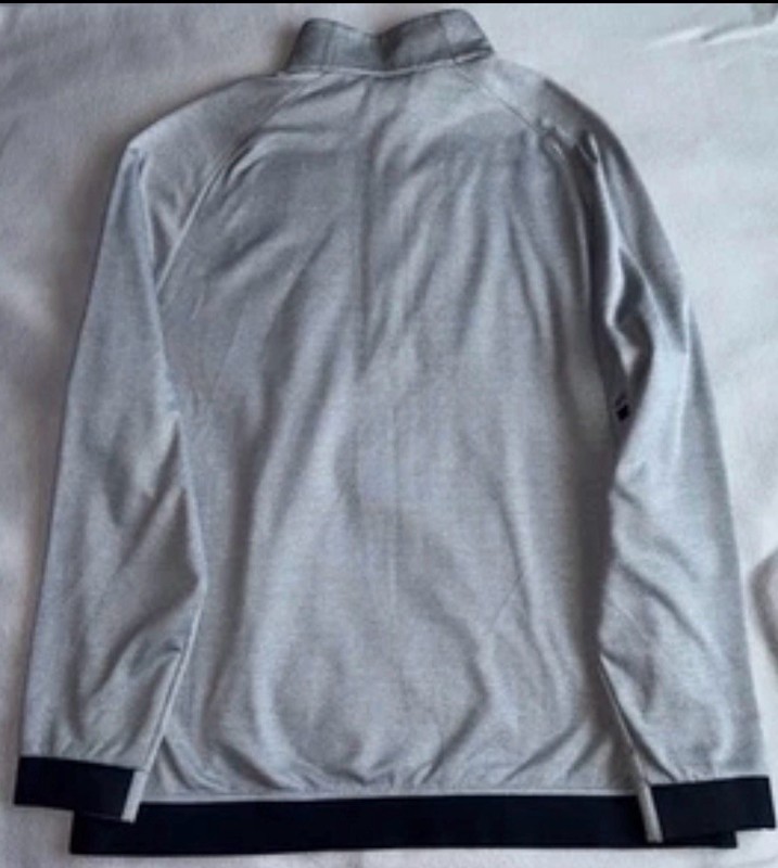 Puma DryCell 1/4 Zip Mock Neck Pullover Gray Men's Size XL Zipper Pocket gallery