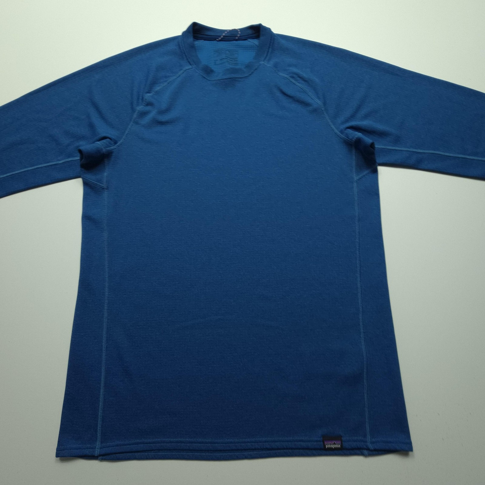 Patagonia Mens Shirt Small Blue Capilene Midweight Base Layer Long Sleeve Hike S gallery