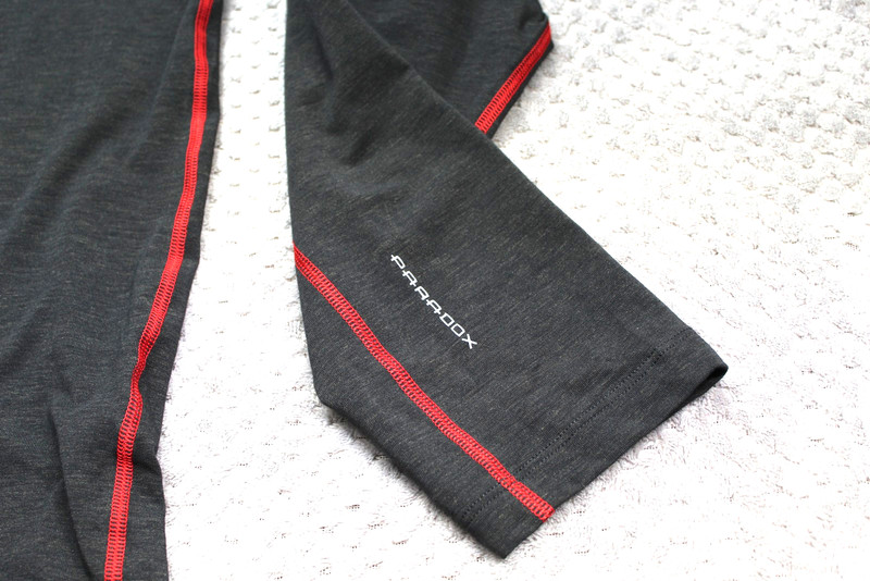 Paradox Dri Release Merino Blend Pullover Mens Large Gray 1/4 Zip L/S Shirt gallery