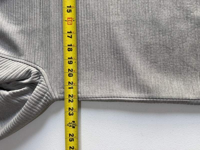 J.Crew Pullover Fleece Men’s Mock Neck Button Sweatshirt Striped Gray Size M gallery