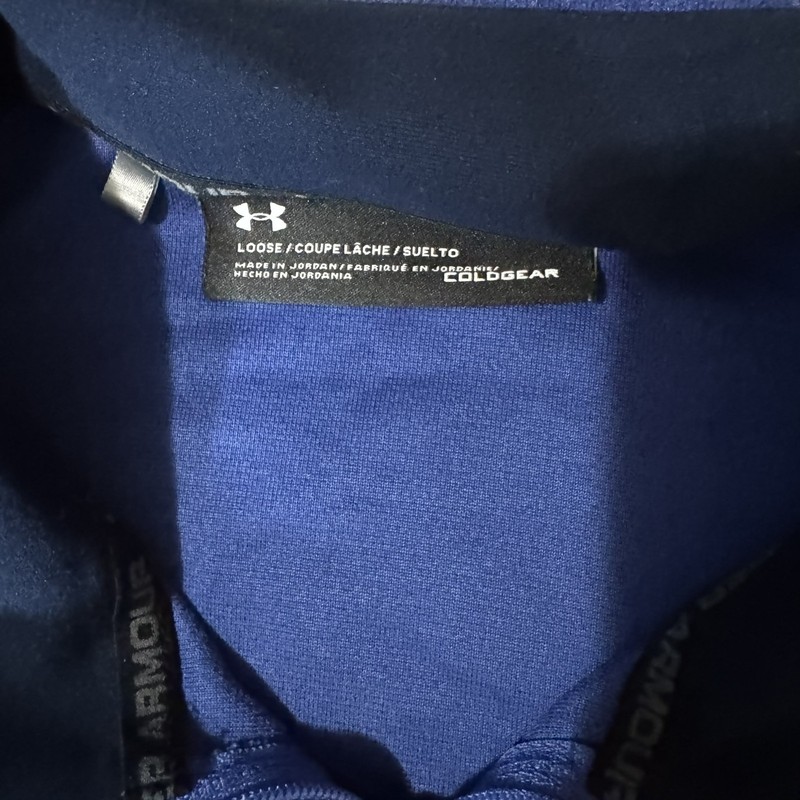 Under Armour Shirt Pullover Men's LG ColdGear Loose Fit 1/4 Zip Pullover gallery