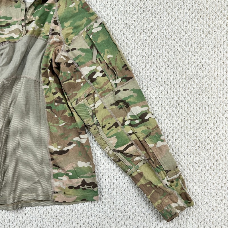 Army Combat Shirt Men M Flame Resistant Operational Camo 1/4 Zip FR Pullover USA gallery
