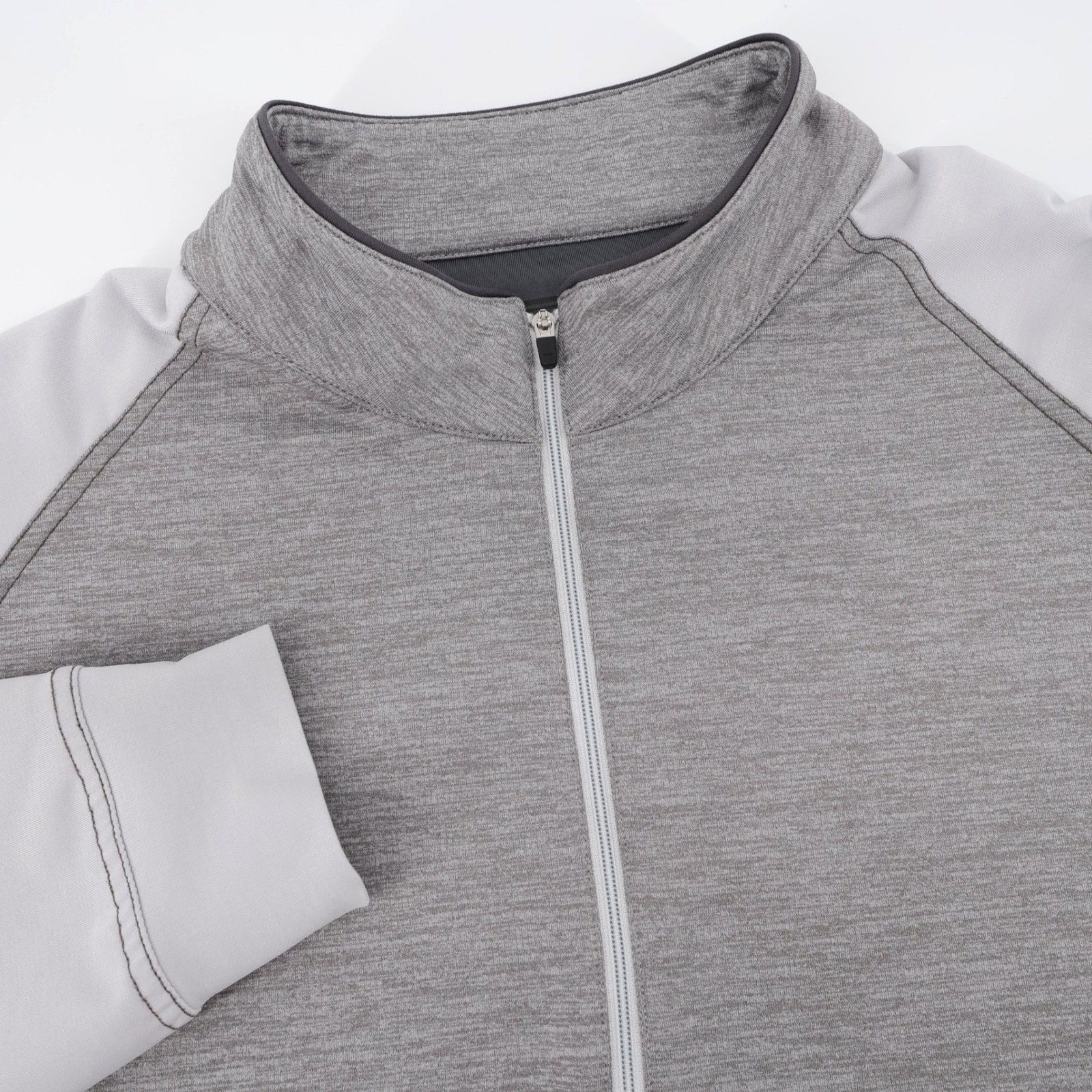 Straight Down 1/4 Zip Performance Pullover Gray Long Sleeve Mens Medium Shirt gallery
