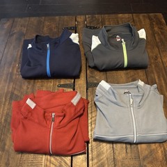 Lot Of 4 Bolle Golf Sweater Mens XL Thermal Quarter Zip Long Sleeve Pullover