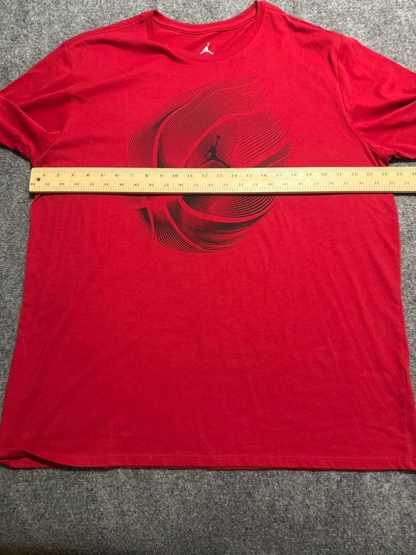 Nike Air Jordan Jumpman Flight Club Graphic T-Shirt Red Black Mens 2XL gallery
