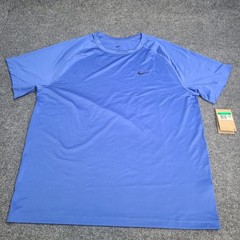 Nike Shirt Men Extra Large Blue Training Performance DriFit Fitness Ready Top XL