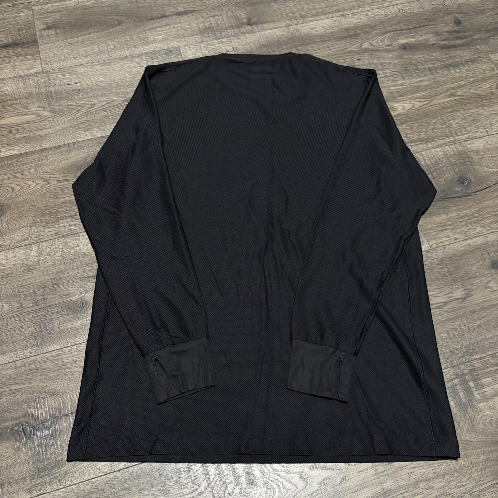 Duluth Trading Co Shirt Mens Large Black Buck Naked Mesh Long Sleeve Base Layer gallery