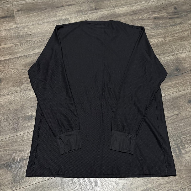 Duluth Trading Co Shirt Mens Large Black Buck Naked Mesh Long Sleeve Base Layer gallery