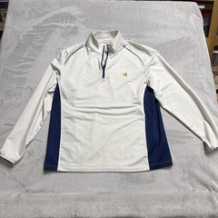 Masters Tech Quarter Zip Pullover White Augusta National Logo Golf Large XLMens