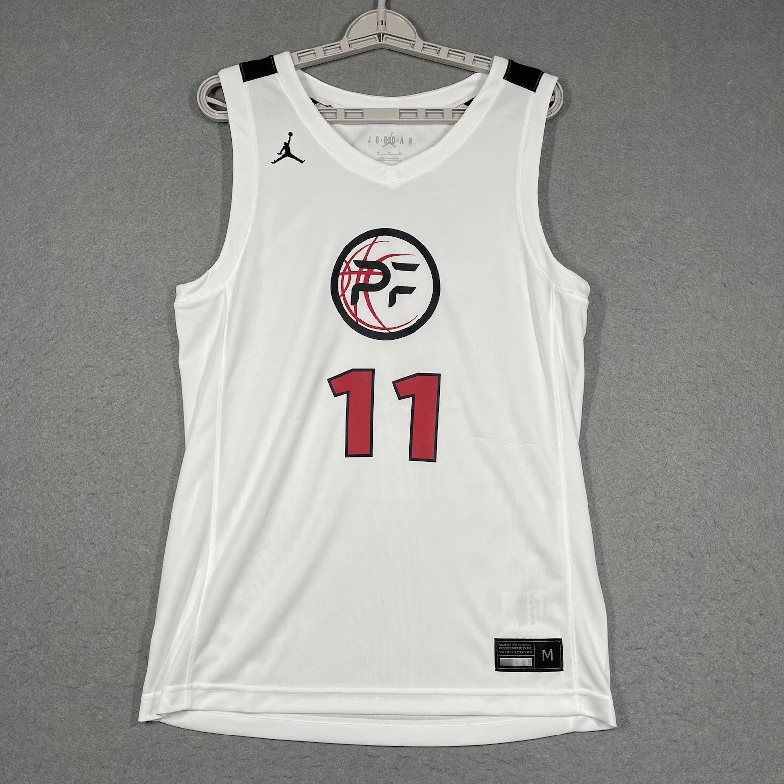 Jordan Jersey Men Medium White PF Principle First Academy 11 Humility Basketball gallery