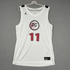 Jordan Jersey Men Medium White PF Principle First Academy 11 Humility Basketball