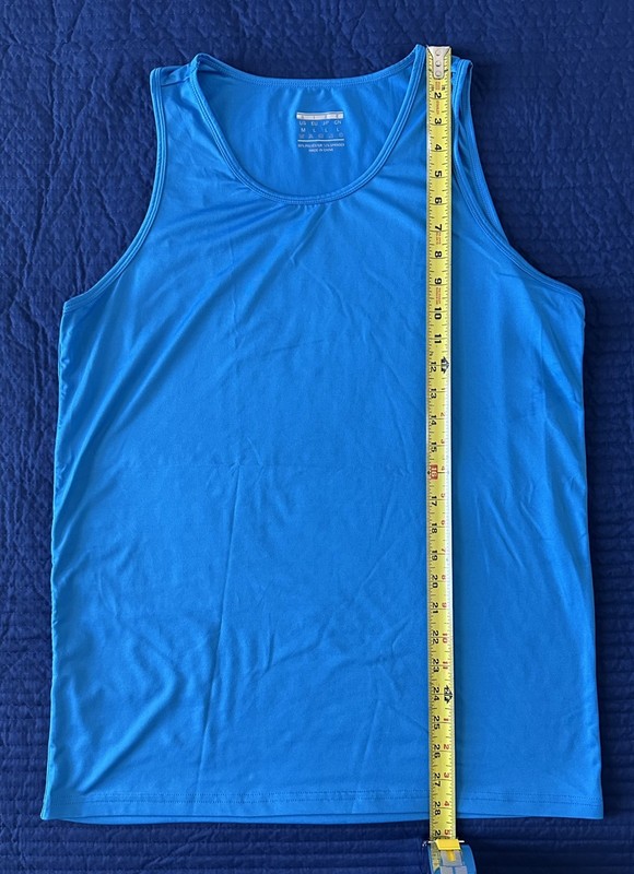 MAGCOMSEN Men's UPF 50+ Tank Medium 2 pk Light Blue & Royal Blue (EUC) gallery