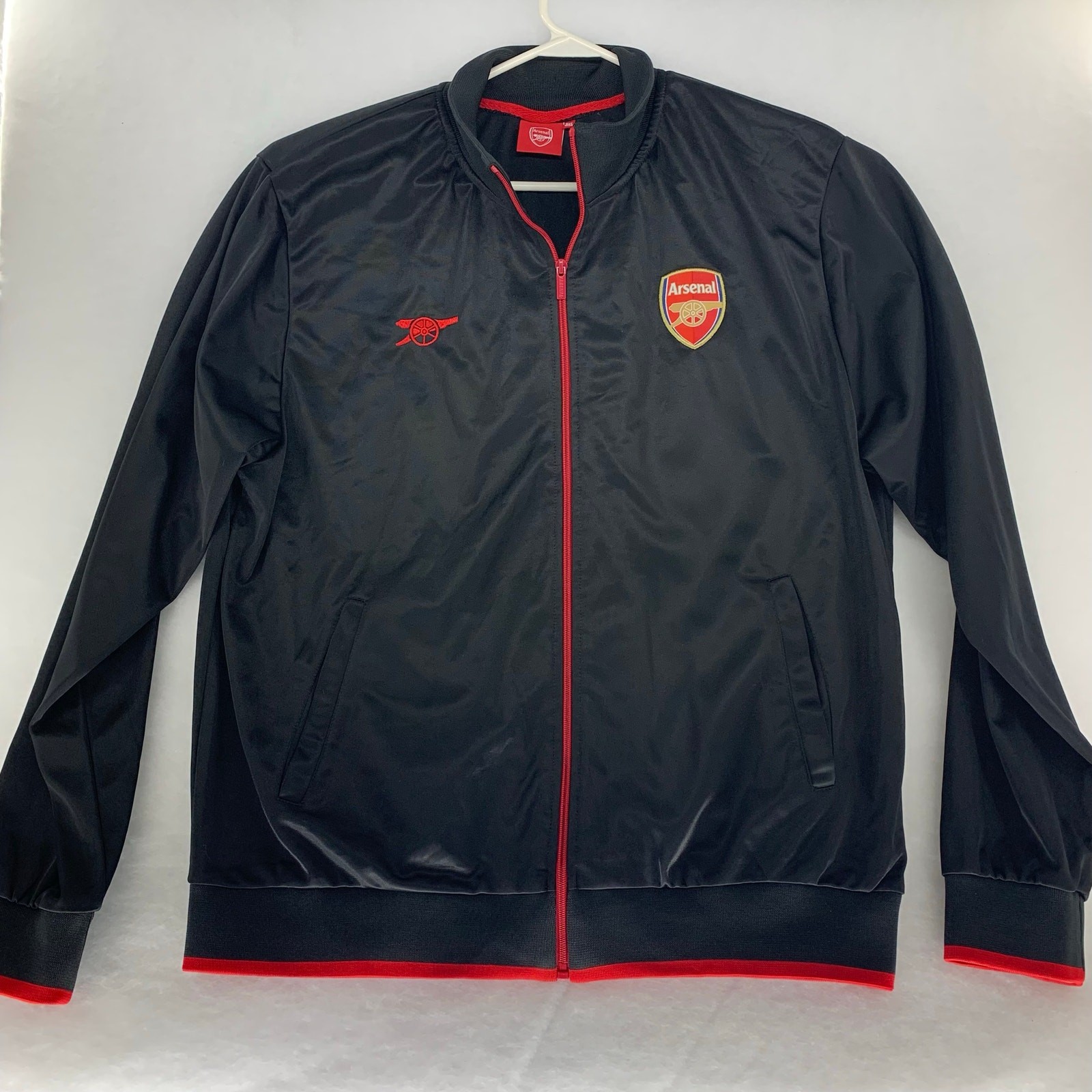 Arsenal FC Football Club Track Top Jacket Men's Black Size 3XL gallery