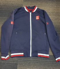 Rare UNIQLO tennis jacket Kei Nishikori L (US M) Roger Federer Novak Djokovic