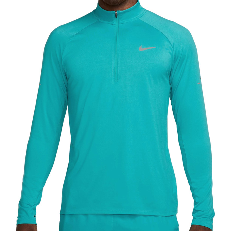 NIKE STRIDE DRI-FIT 1/4-ZIP MIDLAYER running top HV2180-345 dusty cactus Size M gallery
