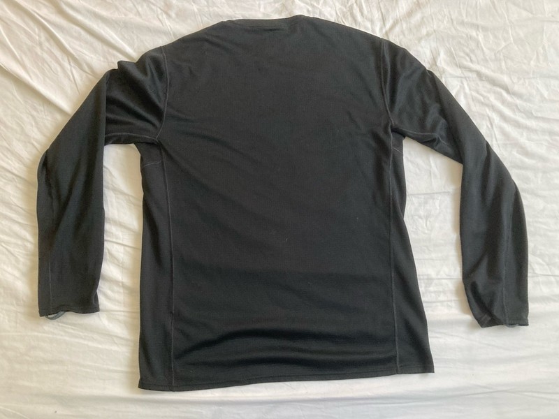 Patagonia Capilene Midweight Baselayer Men's M Black Crew Long Sleeve gallery