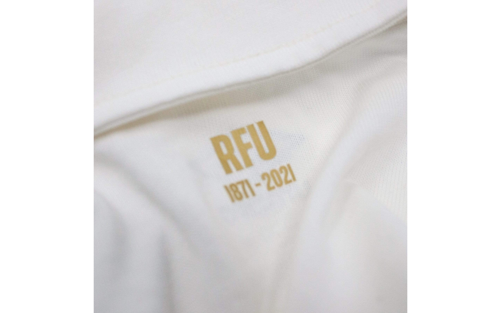 Umbro England RFU Men's 150 Anniversary Classic Long Sleeve Rugby Jersey, White gallery