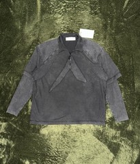[L] 1017 ALYX 9SM Double Sleeve Long Sleeve Washed Half Zip Made in Italy