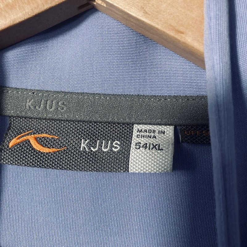 KJUS Sweater Mens XLarge Blue Keano Half Zip Golf Pullover Performance Athletic gallery