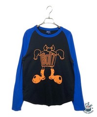 BoTT Long-sleeved cut and sew Size: M Black Men 261BoTT54