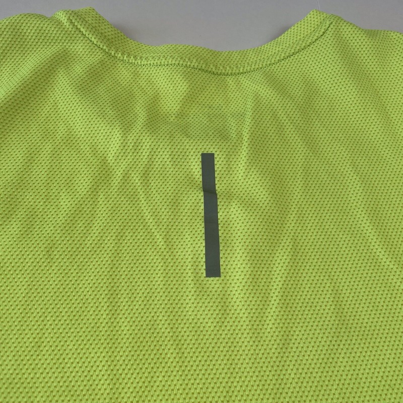 Nike Shirt Mens Sz XL Short Sleeve Lightweight Volt Yellow Dri-Fit Zonal Cooling gallery