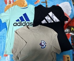 Adidas Boys Graphic T-Shirt Bundle – Camo, Logo, and Sports Graphics (3-Pack)