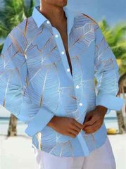 Mens 5XL BIG Long Sleeve DRESS – Casual Shirt New 2025 BLACK & WHITE