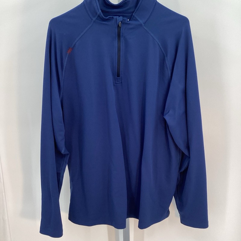 Mens Rhone Session 1/4 Zip Performance Pullover - XL- Navy gallery