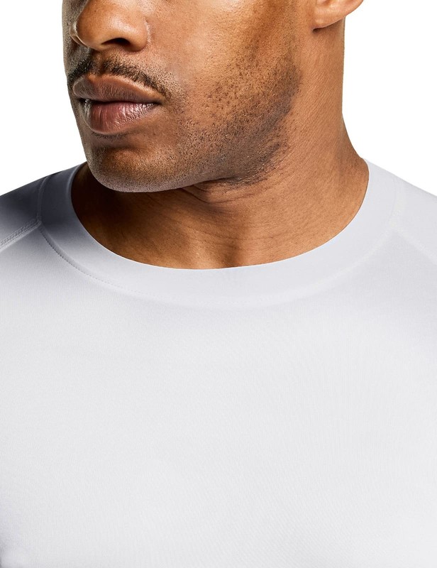 Men's Cool Dry Short Sleeve Compression Shirts, Sports Baselayer T-Shirts Top... gallery