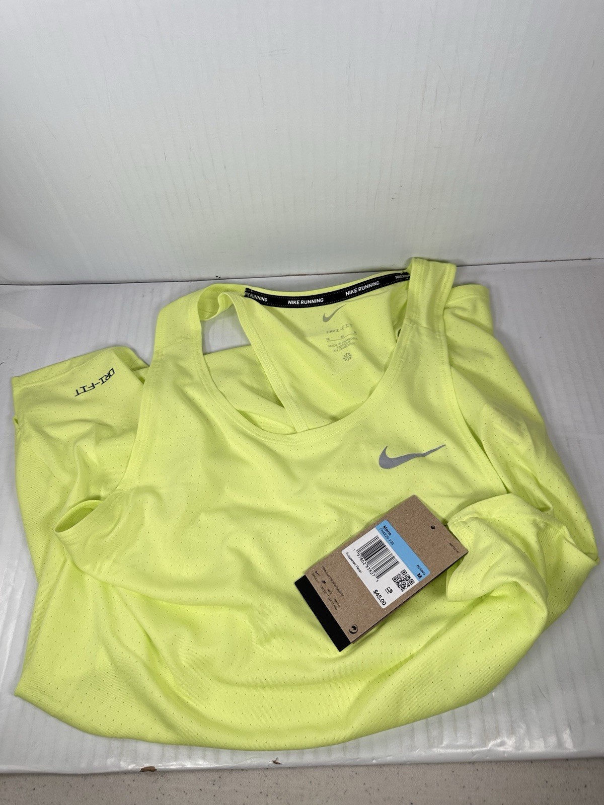 Nike Dri-Fit Racing Running Fast Singlet Tank Tanktop - FN4229-736 - Men Size M gallery