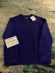 NWT Nike 24.7 ImpossiblySoft Dri-Fit Crew Sweatshirt Deep Royal Blue Men’s Sz S
