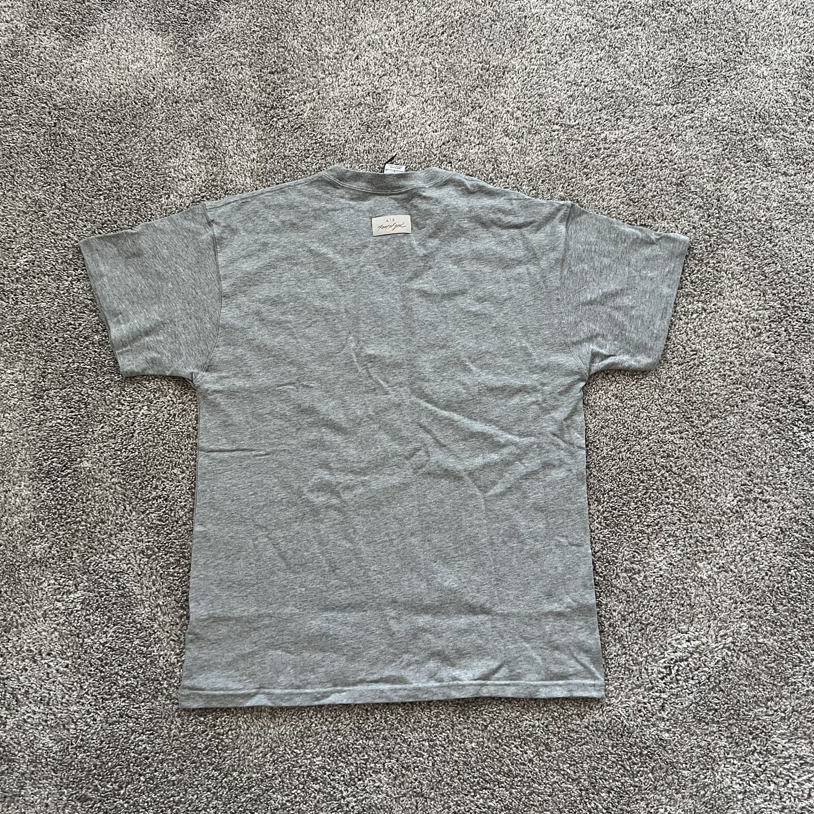 Nike x Fear Of God NBA Warm Up T-Shirt Dark Grey Heather CU4699-063 Men Size S gallery