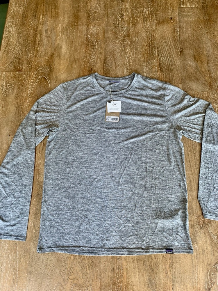🔥PATAGONIA Capilene Cool Daily Shirt🔥Feather Grey FEA L/S 🔥45180 SP24 New NWT