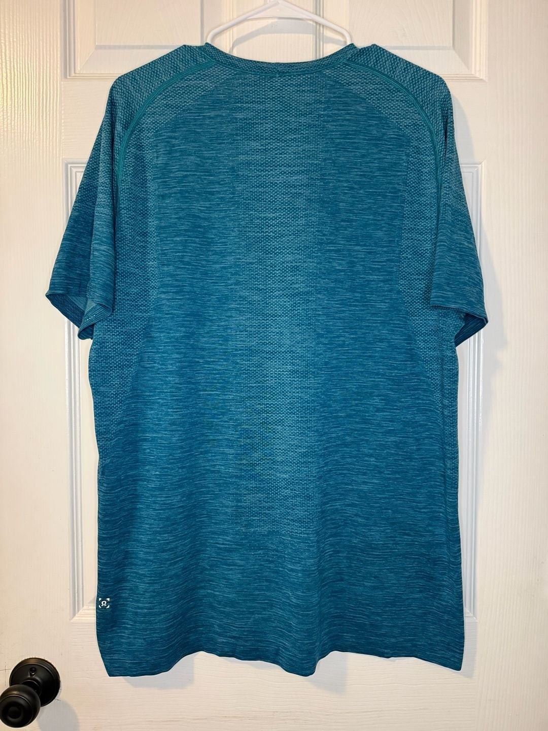 Lululemon Metal Vent Tech Short Sleeve Shirt Blue Men's XL gallery