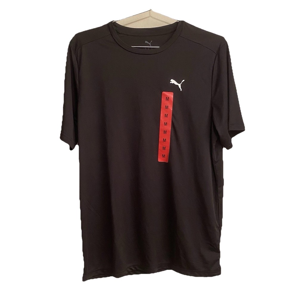 Puma Men's Active Tee, Black, Size M Two Shirts Included