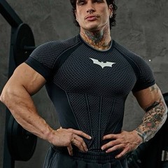 YoungLa Batman Short sleeve compression shirt, brand new and sold out!!