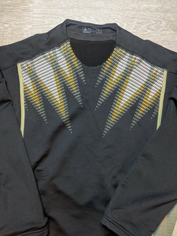 Adidas Prime COLD.RDY Crew Sweatshirt Mens Size S Black Green GI7429 NWT $120 gallery