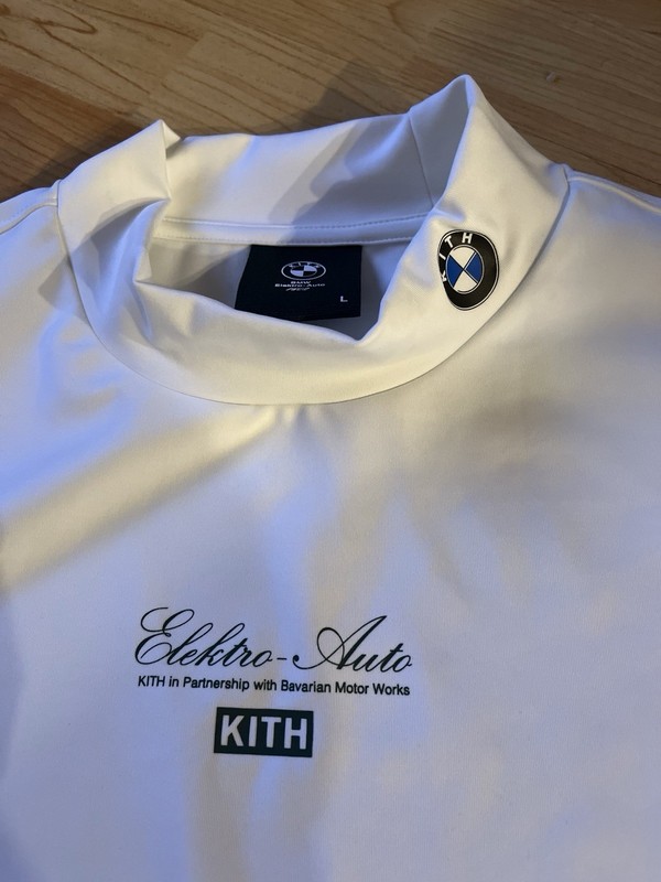 Size L - KITH BMW ELECTRO AUTO LONG SLEEVE MOCK NECK RARE 📦FAST SHIPPING📦 gallery