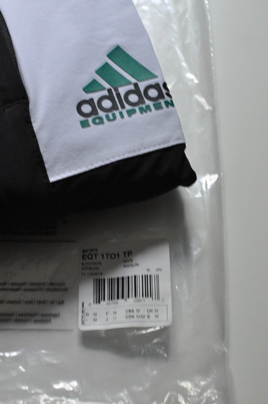 Adidas equipment EQT track pants Mens Medium black/white gallery