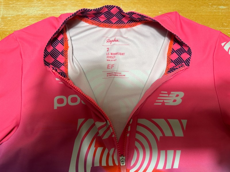 Rapha LS Midweight Jersey, EF Education First pro team, Men Small (size 2) gallery