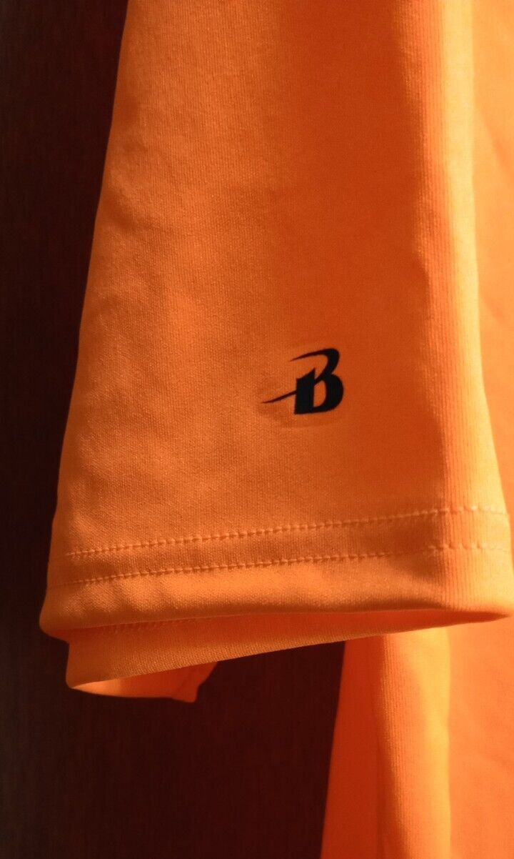 BADGER SPORT ORANGE RUNNING TSHIRT MENS POLYESTER FIGHTING ILLINI M gallery