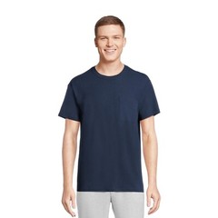 Athletic Works Men’s Short Sleeve Soft Pocket T-Shirt Blue Cove Size 3XL (54-56)