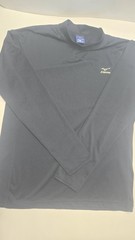 EUC Mizuno Men’s XL Long Sleeve Navy Blue Performance Shirt Mock Neck Base Layer