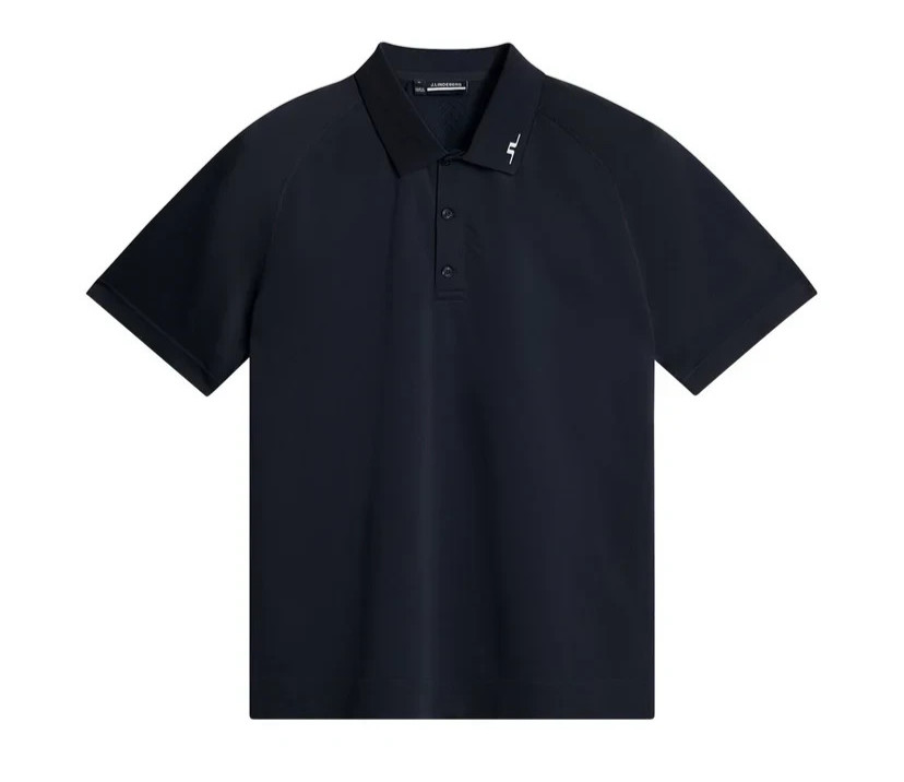 J. LINDEBERG MEN'S SAM SEAMLESS GOLF POLO SHIRT MEDIUM NAVY NEW NWT gallery