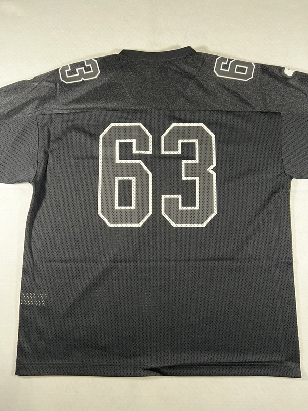 SUPREME BONES FOOTBALL JERSEY BLACK FW25 SIZE L IN HAND READY TO SHIP NOW gallery