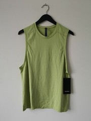 NWT LULULEMON NEMI/DWGN Lime Green Metal Vent Tech 2.0 Tank Top Men’s XL