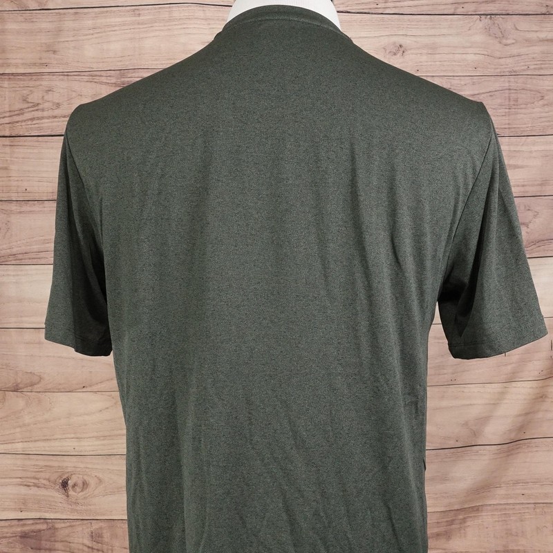 Greg Norman For Tasso Elba Shirt Mens M Green Short Sleeve Golf Athletic Top gallery