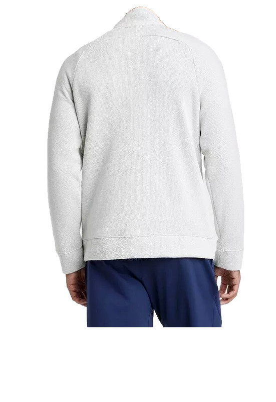 S Mens All In Motion Cream Ivory Off White Half Zip Pullover Top SMALL NWT gallery