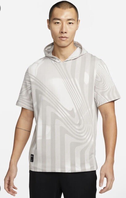 NIKE YOGA DRI FIT TERRY MEN A.I.R. ROBBIE SIMON HOODIE Medium DM5897-030 NWT gallery